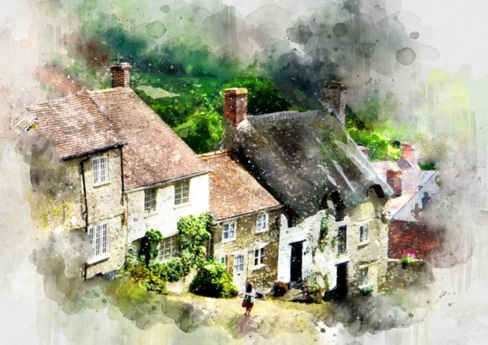 Shaftsbury Watercolour Shaftsbury Watercolour